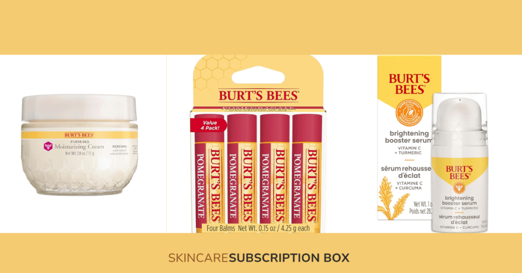 Burt's Bees best skin care products