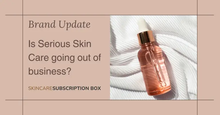 Is Serious Skin Care going out of business